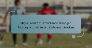 Miguel Almirón: Utmärkande säsonger, Mottagna utmärkelser, Klubbens påverkan